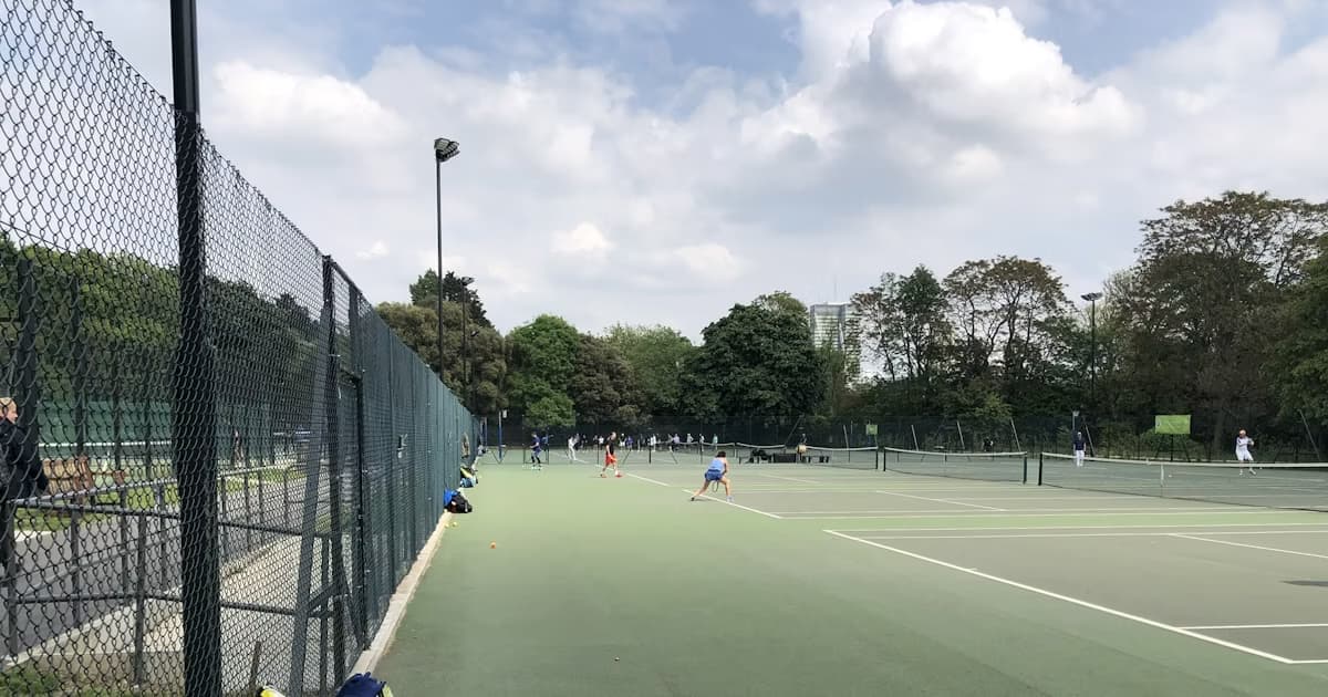 Tennis courts at Hyde Park, London